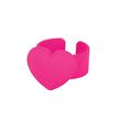 Melissa Curry Love Cuff Ring Pink