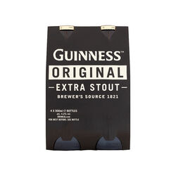 Guinness Original Extra Stout  Bottles 4X500mls