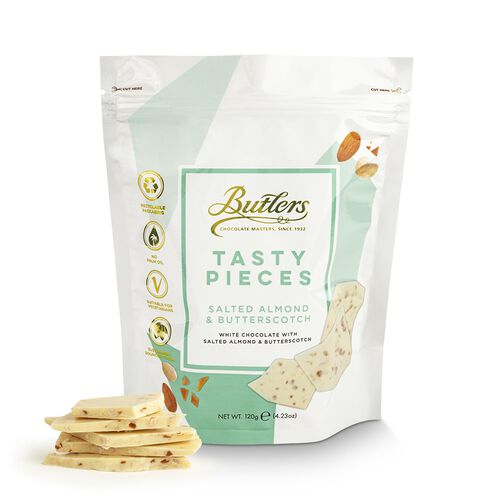butlers White Salted Almond & Butterscotch Bark