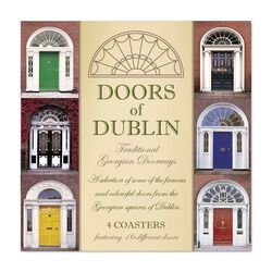 Picture Press Doors of Dublin Coasters