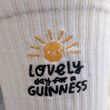Guinness White Lovely Day For a Guiness Socks