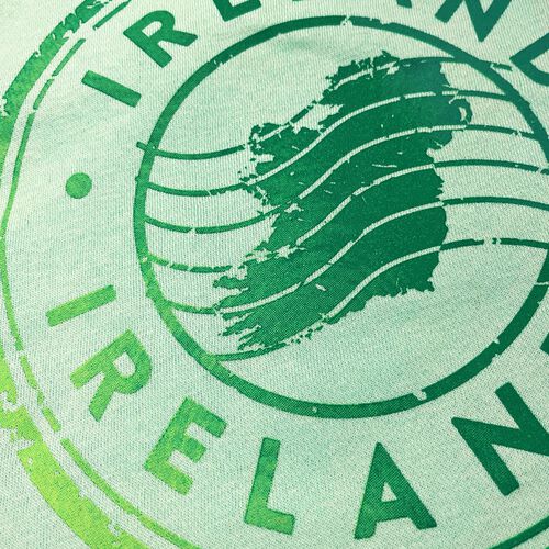 Irish Memories Green Ireland Stamp Sweatshirt XS