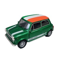 Souvenir Model Irish Mini Cooper with Tri Colour Roof
