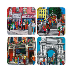 Sarah Rossney Fine Art ‘Dublin Snapshot’ Coasters