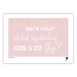 LAINEY K What if I fall (Pink)  Print A4