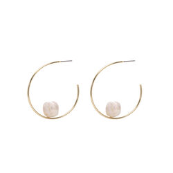 Pilgrim Earrings Salla Gold White One Size