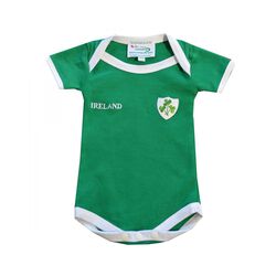 Traditional Craft Kids Lansdowne Green Ireland Baby Vest
