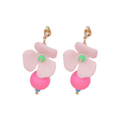 Melisa Curry Bloom Pink Floral Earring
